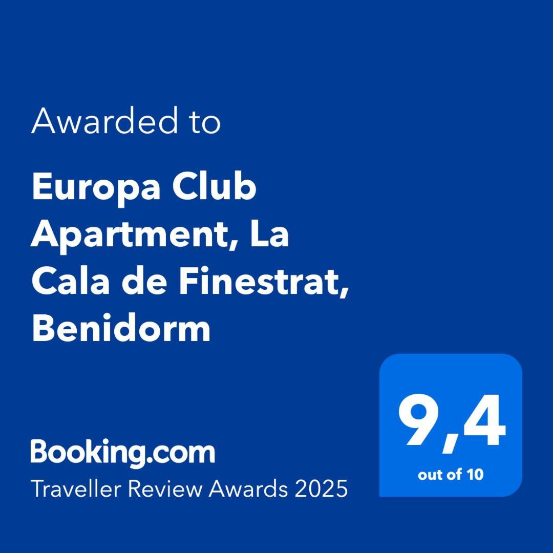 Europa Club Apartment, La Cala De Finestrat, Benidorm, Next To The Beach, Ground Floor, Air Cond Exterior photo